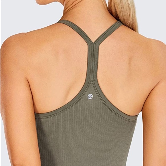 Crz Yoga Speedy Seamless Built-in Bra Tank Y-back - Picture 3 of 8